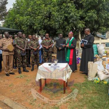 MILITARY ORDINARIATE OF KENYA FLAGS OFF CHARITY DONATIONS TO ISIOLO REGION