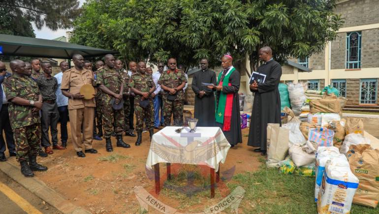 MILITARY ORDINARIATE OF KENYA FLAGS OFF CHARITY DONATIONS TO ISIOLO REGION