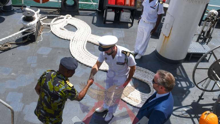 COMMANDER KENYA NAVY ENGAGES FRENCH AMBASSADOR IN BILATERAL TALKS