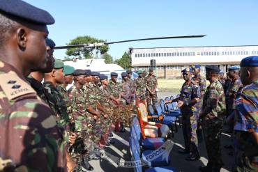 COMMANDER KENYA AIR FORCE OPENS PIONEER ROTARY WING AB INITIO HELICOPTER COURSE