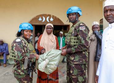 KENYAN PEACEKEEPERS BRING RAMADAN RELIEF TO OICHA’S VULNERABLE FAMILIES