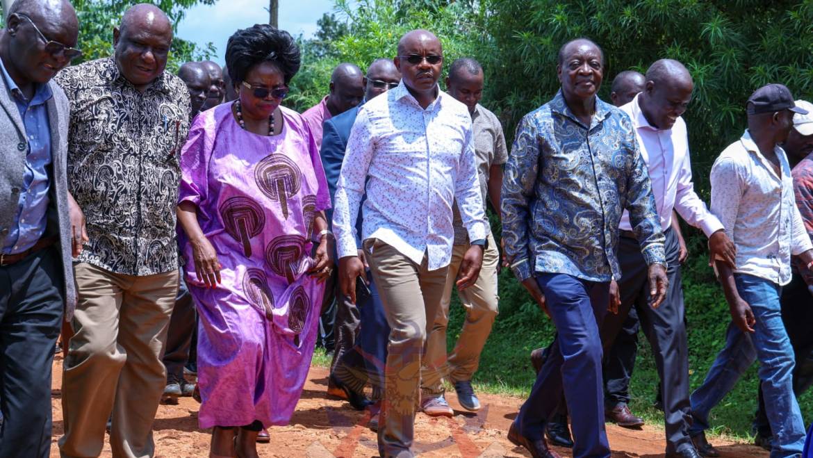 PS DEFENCE ASSESSES PROGRESS OF PROPOSED KIDUNDU STADIUM IN VIHIGA COUNTY