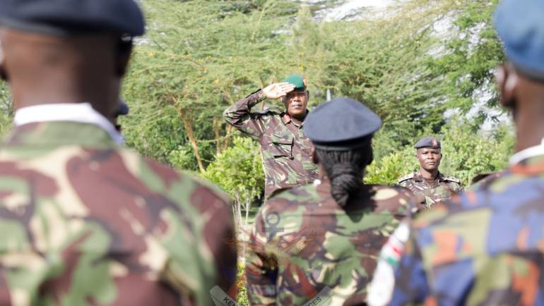 GOC CENTCOM VISIT TO 1ST CANINE REGIMENT AND DISASTER RESPONSE BATTALION