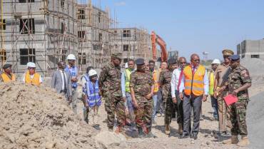 DEFENCE PRINCIPAL SECRETARY INSPECTS KDF AFFORDABLE HOUSING PROJECT AT EMBAKASI GARRISON