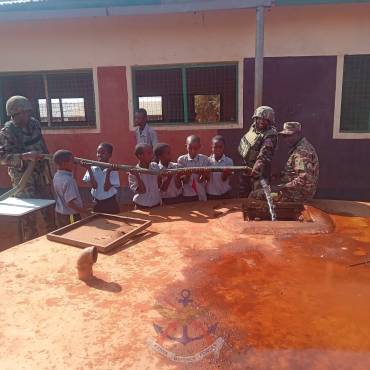 KDF DELIVERS WATER IN WAJIR WEST