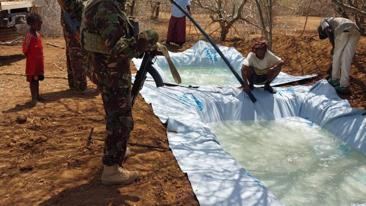 KDF DELIVERS WATER TO ELEMA SETTLEMENT IN WAJIR