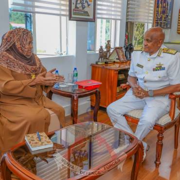 KENYATTA UNIVERSITY HOSPITAL CEO PAYS COURTESY CALL ON CDF