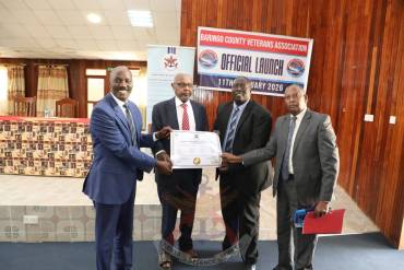 OFFICIAL LAUNCH OF THE BARINGO COUNTY MILITARY VETERANS CHAPTER AND NAROK VETERANS SENSITIZATION