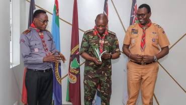 DEFENCE HEADQUARTERS HOSTS KENYA SCOUTS ASSOCIATION