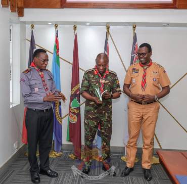 DEFENCE HEADQUARTERS HOSTS KENYA SCOUTS ASSOCIATION
