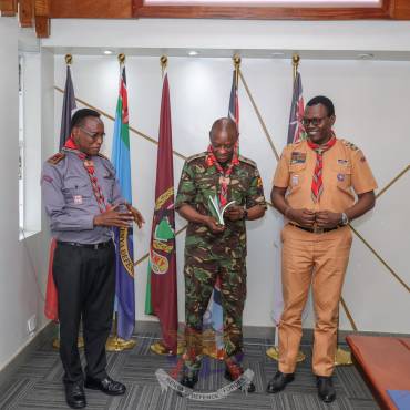 DEFENCE HEADQUARTERS HOSTS KENYA SCOUTS ASSOCIATION