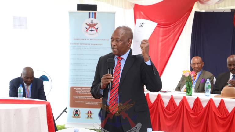 OFFICIAL LAUNCH OF THE LAIKIPIA COUNTY MILITARY VETERANS CHAPTER