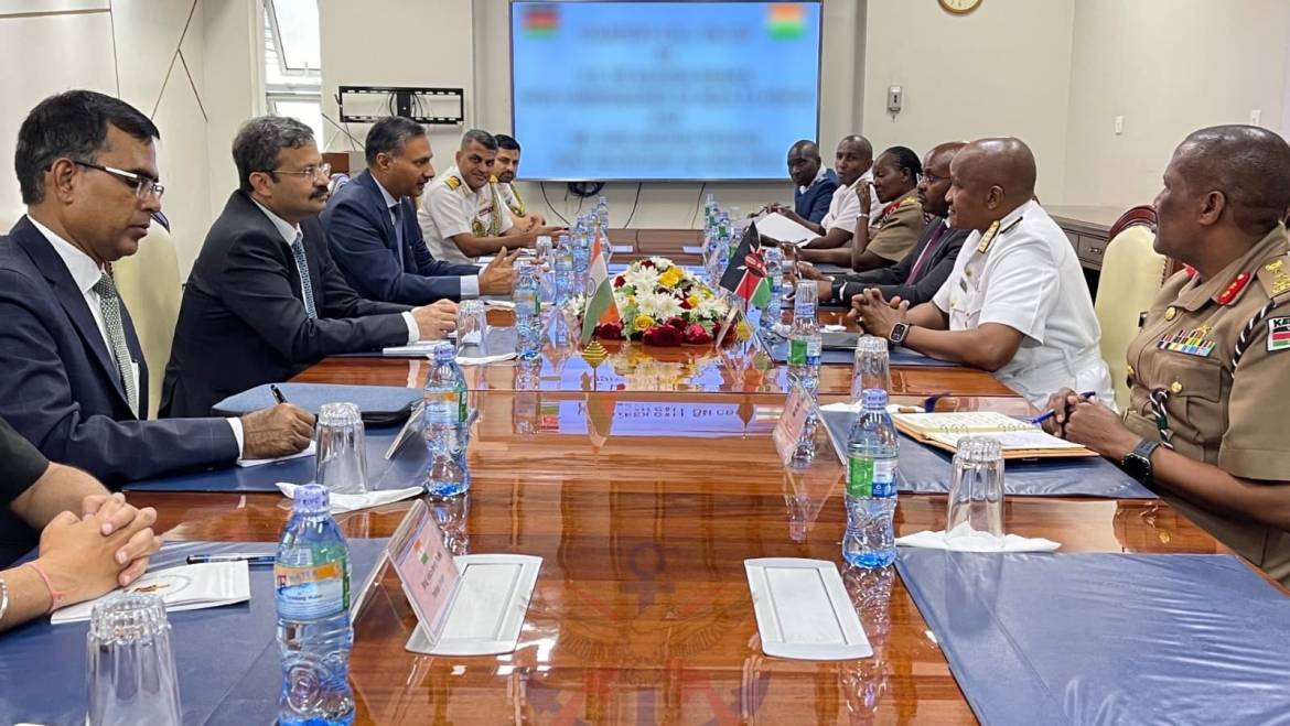 KDF HOSTS INDIAN DEFENCE DELEGATION FOR 4TH JDCC ENGAGEMENT