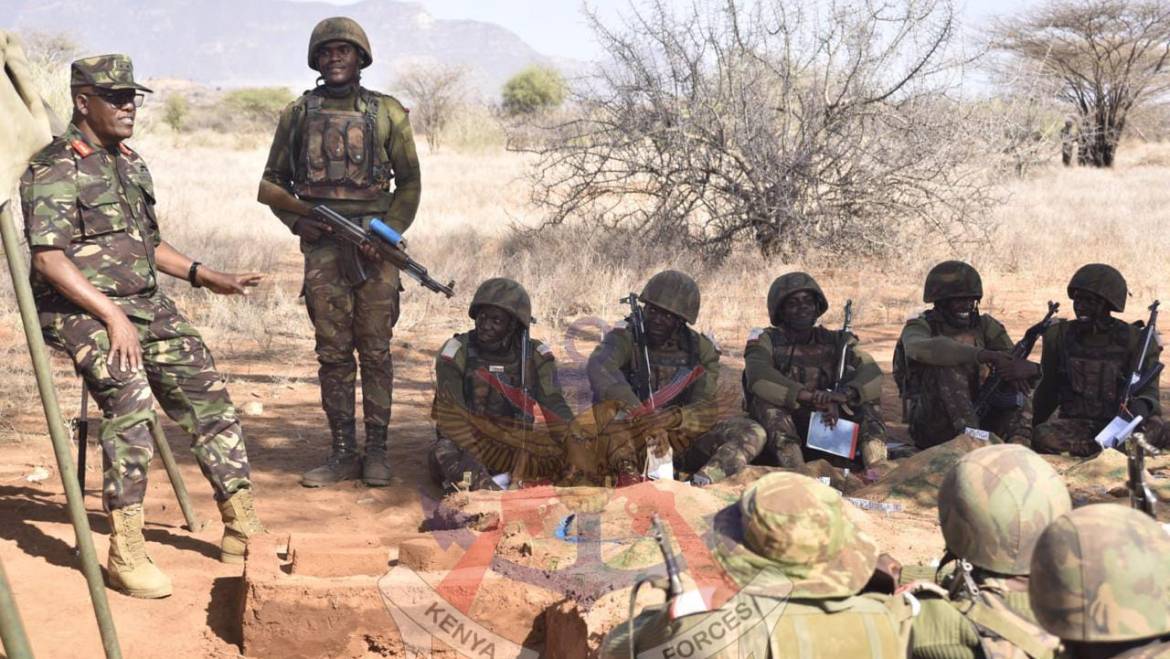 COMMANDANT KMA JOINS CADETS DURING TRAINING EXERCISE