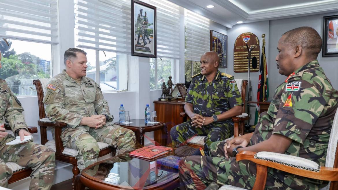 KDF AND USAFRICOM REAFFIRM DEFENCE COOPERATION