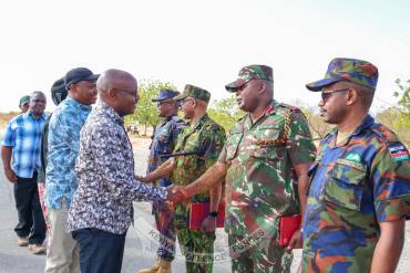 DEFENCE PS LEADS INTER-AGENCY TEAM ON A SITE VISIT IN WAJIR