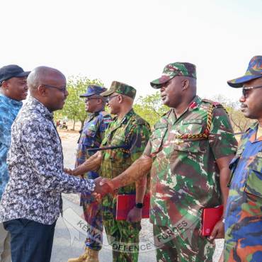 DEFENCE PS LEADS INTER-AGENCY TEAM ON A SITE VISIT IN WAJIR