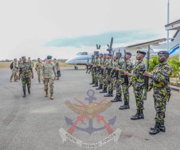 USAFRICOM DEPUTY COMMANDER PAYS COURTESY VISIT TO KENYA NAVY BASE MANDA