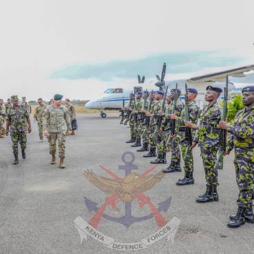 USAFRICOM DEPUTY COMMANDER PAYS COURTESY VISIT TO KENYA NAVY BASE MANDA