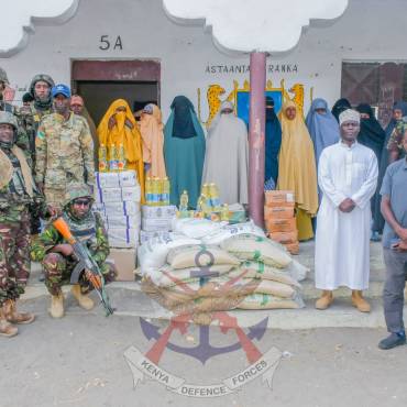 AUSSOM–KDF TROOPS OFFER RAMADAN COMMUNITY SUPPORT IN AFMADHOW