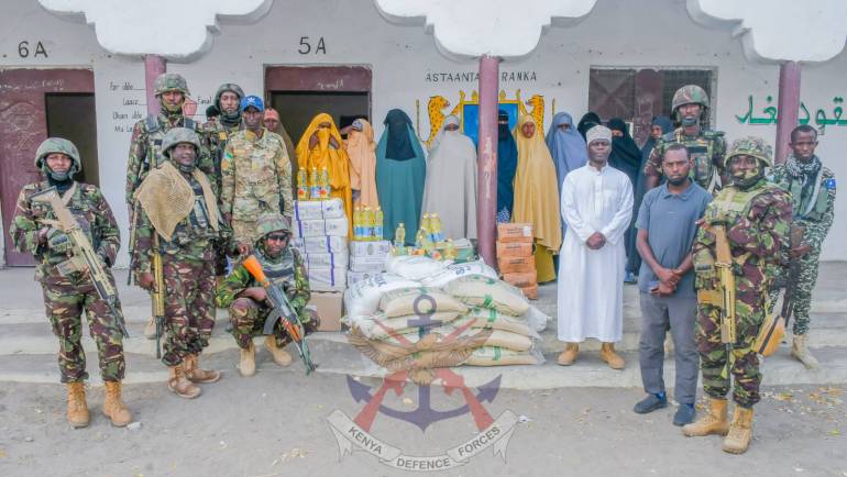 AUSSOM–KDF TROOPS OFFER RAMADAN COMMUNITY SUPPORT IN AFMADHOW