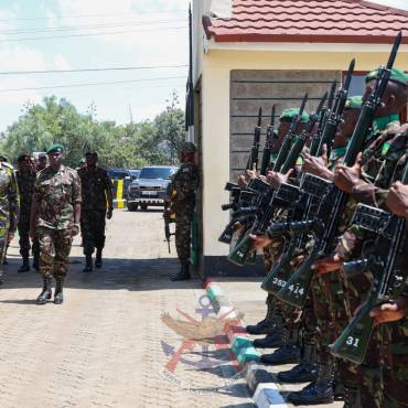 CDF VISITS GILGIL MILITARY BASES AND INSTALLATIONS, INSPECTS KEY FACILITIES