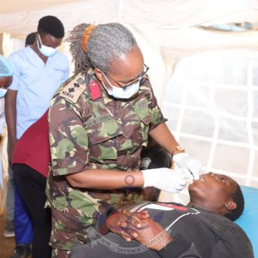 KDF MARKS WORLD ORAL HEALTH DAY WITH CIMIC MEDICAL EVENTS