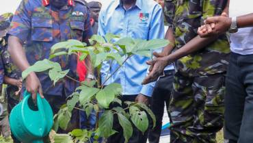 VCDF CHAMPIONS ENVIRONMENTAL SECURITY DURING TREE PLANTING EXERCISE IN VIHIGA COUNTY