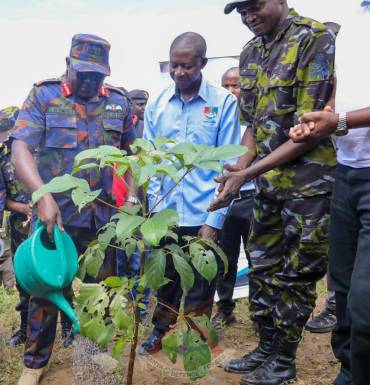 VCDF CHAMPIONS ENVIRONMENTAL SECURITY DURING TREE PLANTING EXERCISE IN VIHIGA COUNTY