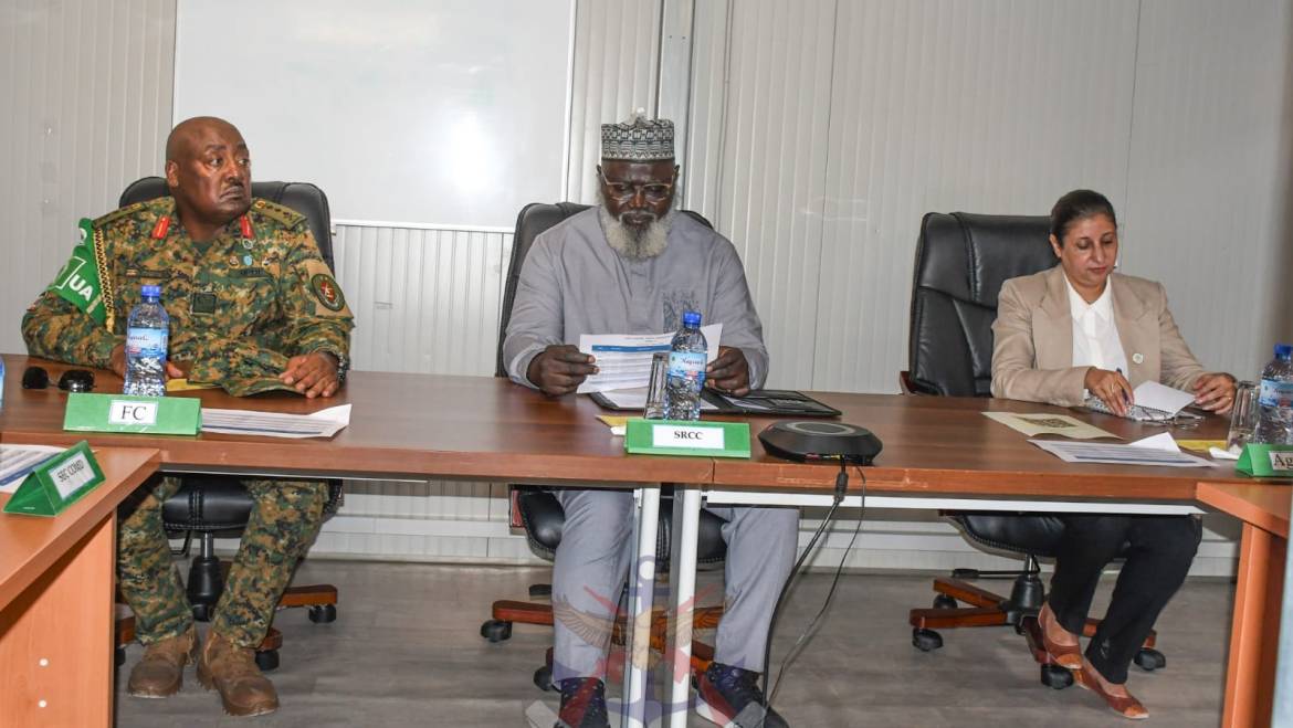 AUSSOM, UNSOS LEADERSHIP VISIT SECTOR II HEADQUARTERS