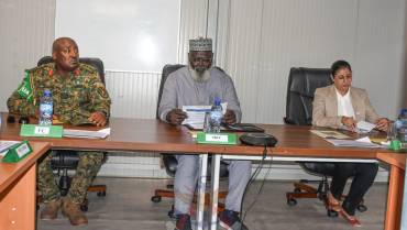 AUSSOM, UNSOS LEADERSHIP VISIT SECTOR II HEADQUARTERS