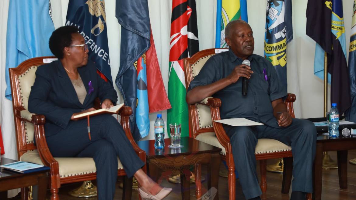 LT GEN OPANDE DEBUTS AUTOBIOGRAPHY ‘IN PURSUIT OF PEACE IN AFRICA’ AT NDU-K