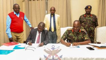 KDF AND BARINGO COUNTY INTENSIFY COLLABORATION