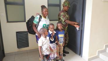 KDF FAMILIES SETTLE INTO NEW MODERN HOUSING AT ROYSAMBU MILITARY CAMP
