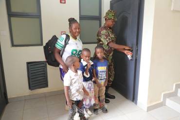 KDF FAMILIES SETTLE INTO NEW MODERN HOUSING AT ROYSAMBU MILITARY CAMP
