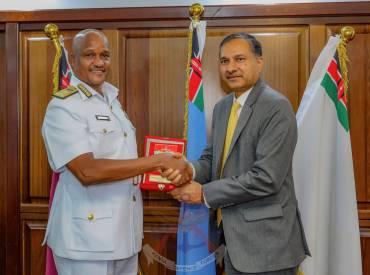 CDF HOSTS INDIAN HIGH COMMISSIONER