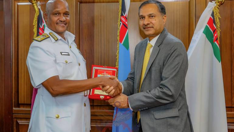 CDF HOSTS INDIAN HIGH COMMISSIONER