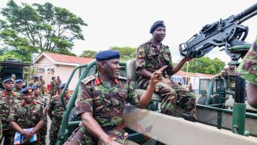 COMMANDER KENYA ARMY FLAGS OFF REHABILITATED OPERATIONAL FLEET OF VEHICLES