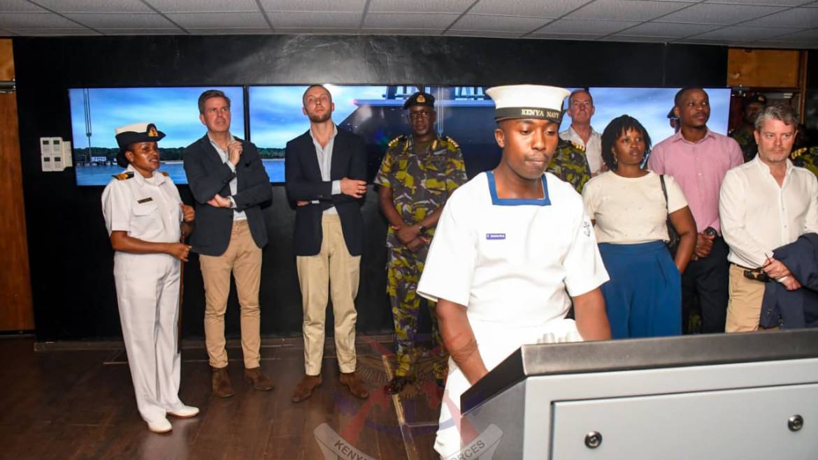 DANISH AMBASSADOR TO KENYA VISITS KENYA NAVY