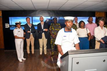 DANISH AMBASSADOR TO KENYA VISITS KENYA NAVY