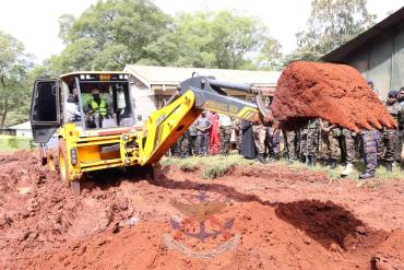 THE COMMANDANT PRESIDES OVER GROUNDBREAKING OF NEW DFC ACCOMMODATION AT JCSC