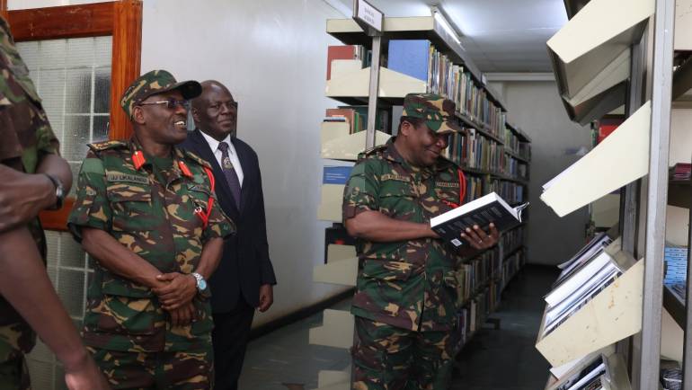 JCSC HOSTS BENCHMARKING VISIT BY TPDF DELEGATION