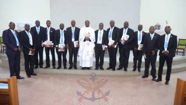 COMMISSIONING OF CATHOLIC MEN ASSOCIATION (CMA) MEMBERS AT EMBAKASI GARRISON