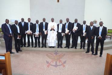 COMMISSIONING OF CATHOLIC MEN ASSOCIATION (CMA) MEMBERS AT EMBAKASI GARRISON