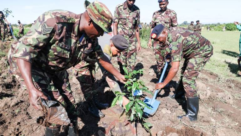 GREENING THE FUTURE: KENYA ARMY LEADS CLIMATE ACTION THROUGH COMMUNITY PARTNERSHIPS