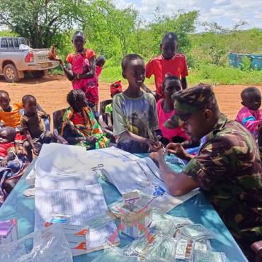 MUKUTANI FOB MEDICAL OUTREACH WINS HEARTS