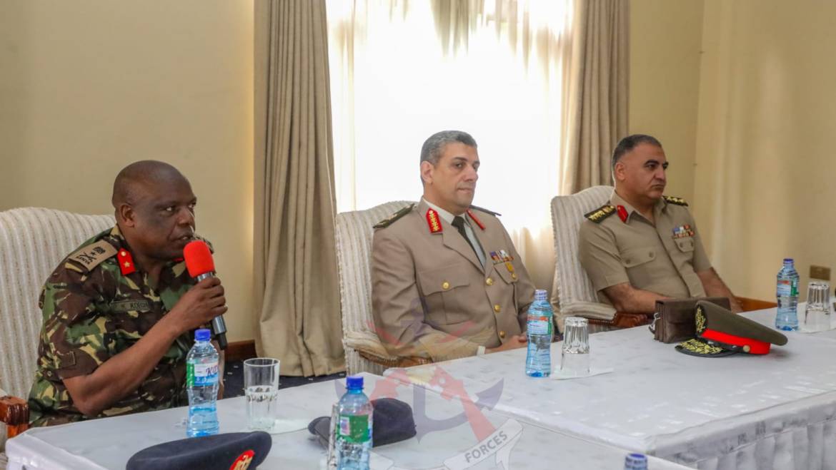 KDF HOSTS DELEGATION FROM EGYPTIAN MILITARY ACADEMY