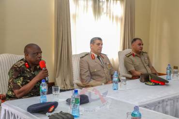 KDF HOSTS DELEGATION FROM EGYPTIAN MILITARY ACADEMY