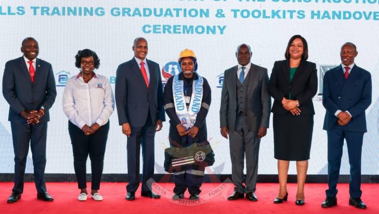 DEFTEC GRADUATES THE 4TH COHORT OF CONSTRUCTION SKILLS AND PIONEER TVET ON WHEELS CLASS 