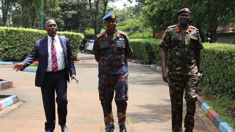 JCSC HOSTS LT GENERAL (RTD) MWANIKI FOR A LECTURE OF OPPORTUNITY